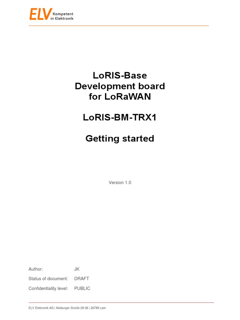 Getting Started with LoRIS-BM-TRX1 | PDF | Command Line Interface | Booting