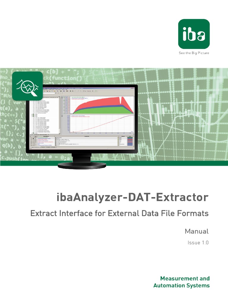 ibaAnalyzer-DAT-Extractor v1.0 en | PDF | Computing | Software