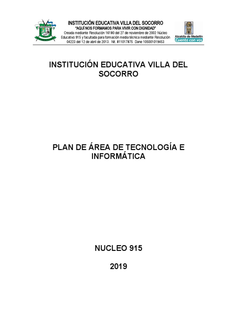 Tecnologia e Informatica 2022 | PDF | Plan de estudios | Aprendizaje