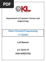 LAB MANUAL To Be Completed