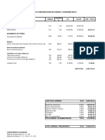 Presupuesto Aceras y Contenes Boya