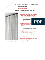 Cómo hacer cortinas de tres pliegues de 1 metro de ancho