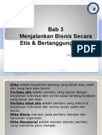 Pertemuan 3 Menjalankan Bisnis Secara Etis & Bertanggung Jawab