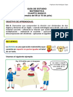 4° Básico Del 06 Al 10 de Julio Matematica