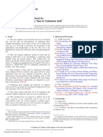 ASTM D2573 - 08, Field Vane Shear Test in Cohesive Soil PDF