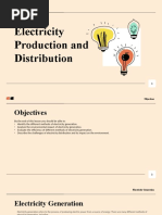Electricity Generation and Distribution Process | PDF | Electric Power ...