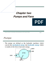Chapter Two - Pumps and Fans 1