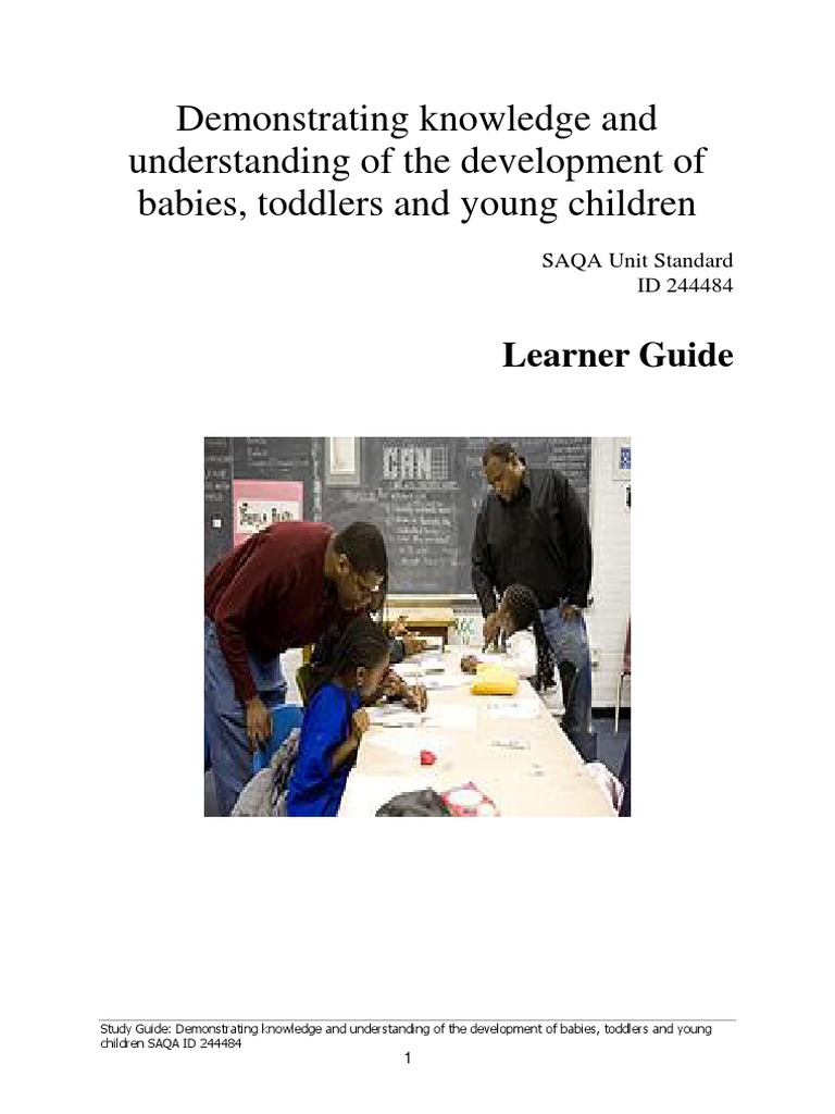 US 244484 Demonstrate Knowledge Understanding PDF Child Development