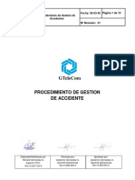 Procedimiento de Gestion de Accidente Gtelecom