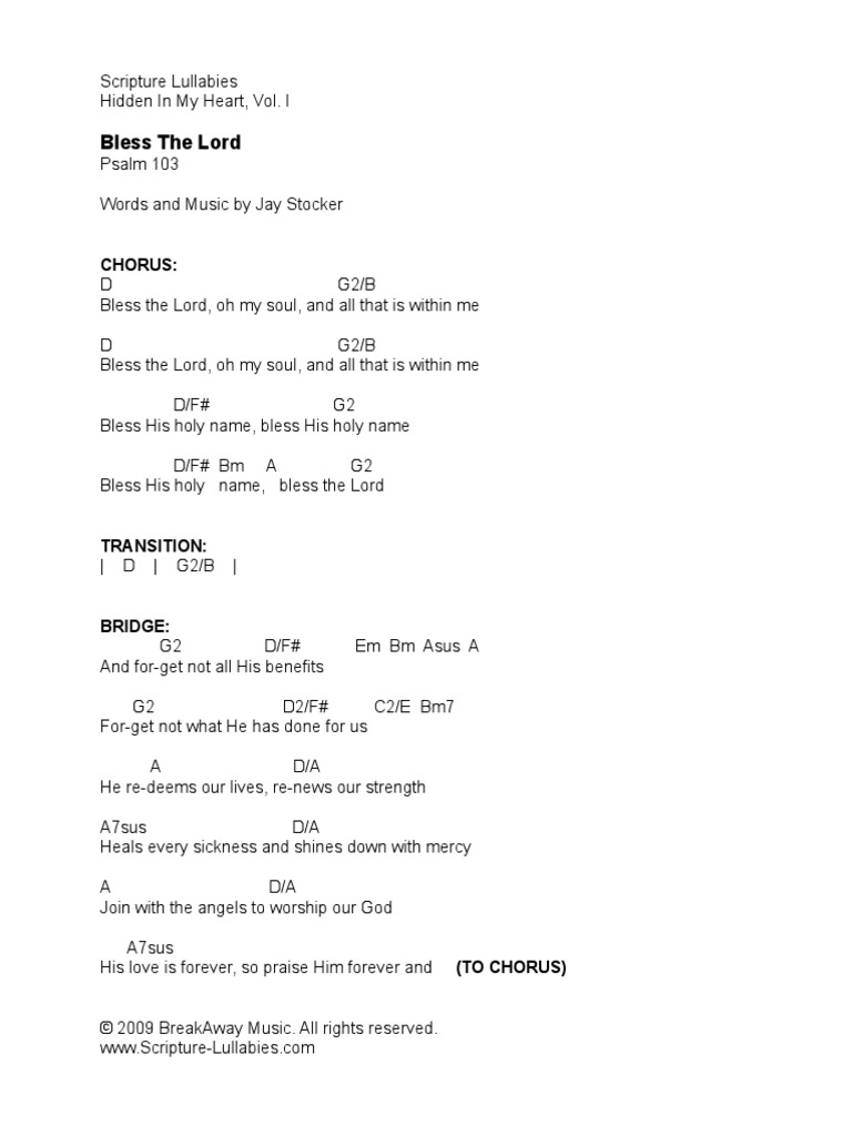 Bless The Lord | PDF