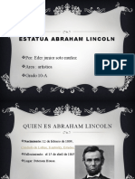 Estatua de Abraham Lincoln: Materiales, creador y ubicación