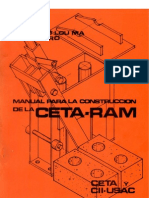 Manual para La Construcción de La Ceta-Ram (1981)