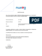 Certificado Eps