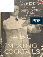 Harry ABC of Mixing Cocktails PDF