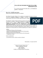 Prácticas pre profesionales en la Municipalidad de Mariscal Cáceres