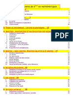 Programme de 6 en Mathématiques: Es Nombres Decimaux