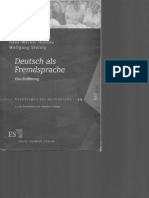 Deutsch Als Fremdsprache Eine Einfuerung PDF