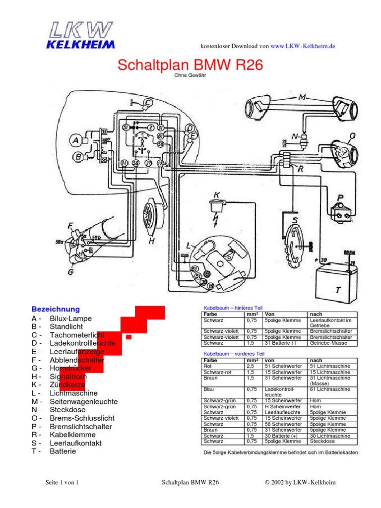 BMW - R26 Schaltplan | PDF