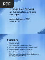 Storage Area Network, An Introduction of Basic Concepts: Antonella Corno - CCIE Storage CM