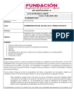 Reunión sobre derechos de niños