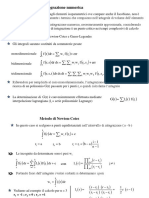 15 Integrazione Numerica - V1 PDF
