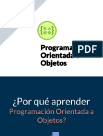 Programacion Orientada A Objetos Poo PDF