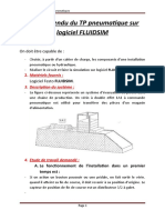 Compte Rendu Du TP Pneumatique Sur Logiciel FLUIDSIM