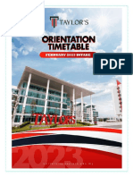 TC FOUNDATION PROGRAMMES - February 2023 Orientation Timetable - PDF