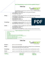 Cellreset Anleitung Kurz PDF