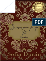 Siempre Fuiste Tu - Charles - Sofia Duran PDF