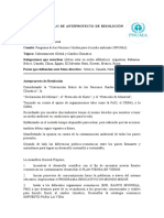 Ejemplo de Anteproyecto de Resolución