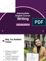 Intermediate English Writing Course: Learn Sentence Structure, Paragraph Development & More