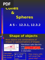 Cones &amp Spheres AS 12.3.1 12.3.2