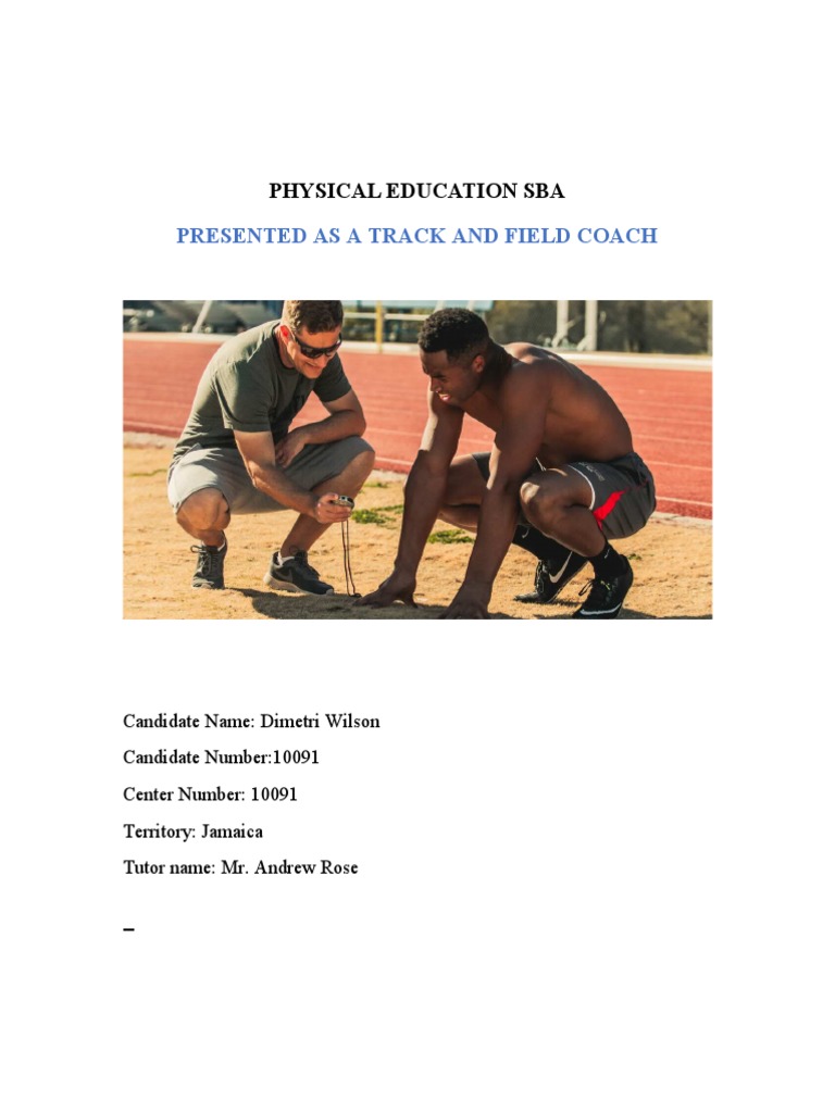 Dimetri Wilson Pe Sba | PDF | Track And Field | Sports