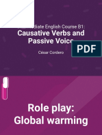B1 English Course: Key Language for Causative Verbs, Passive Voice, and More
