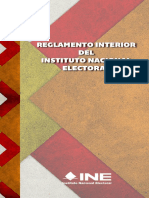 Reglamento Interior INE PDF