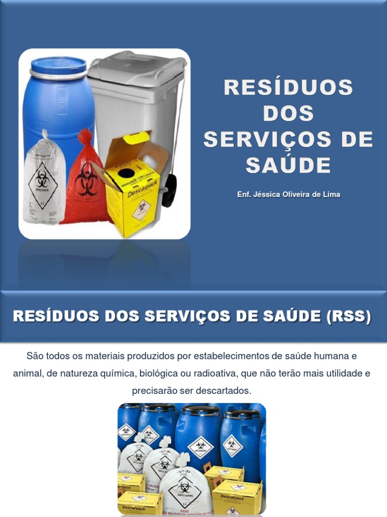 Classificação de Resíduos de Saúde | PDF