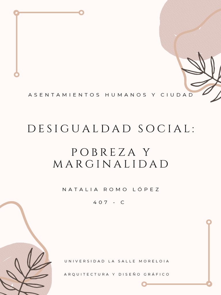 Desigualdad social y pobreza en México | PDF | Pobreza | Pobreza e ...