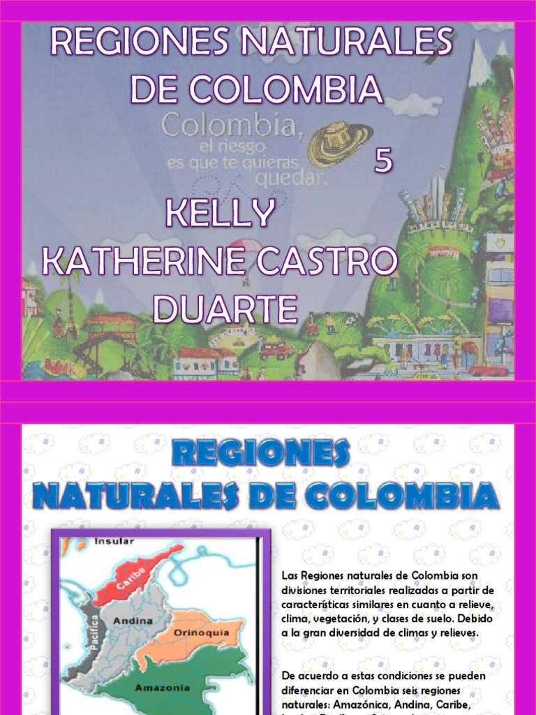 Regiones Naturales de Colombia | PDF | Colombia | Geografía