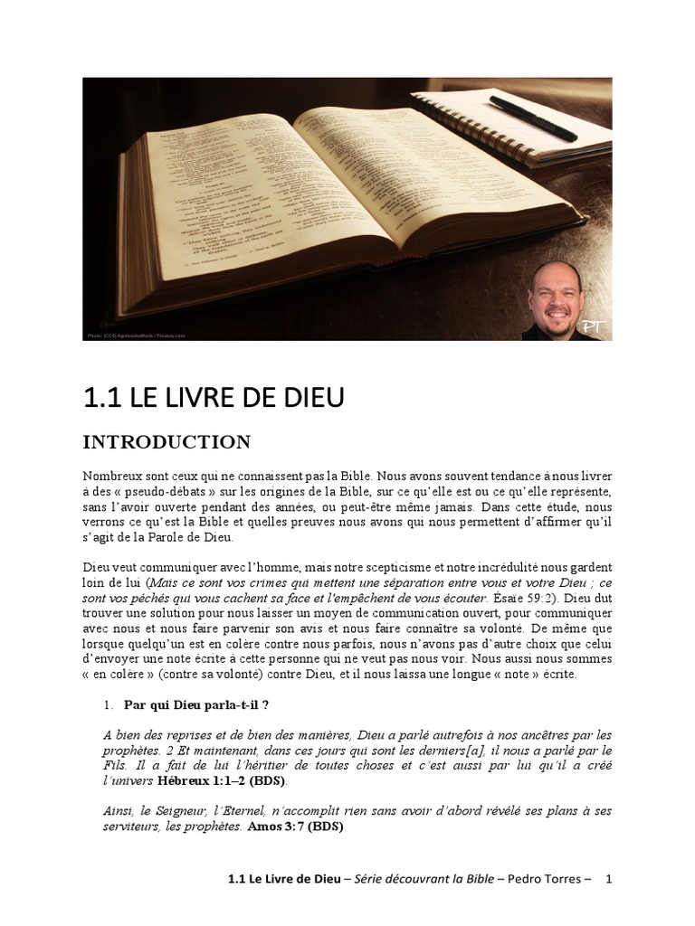 Comprendre la Bible : Parole de Dieu | PDF | Jésus | Dieu