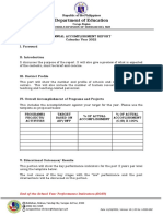 CY 2022 District Annual Accomplishment Report