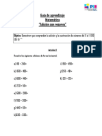 Guía de aprendizaje MATEMÁTICA 3° BÁSICO