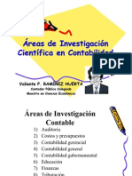 Áreas de Investigación Científica en Contabilidad