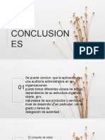 conclusión