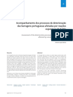 Acompanhamento Dos Processos de Deterioração Das Barragens Portuguesas Afetadas Por Reações Expansivas Do Betão PDF