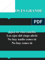 Mi Dios Es Grande