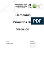 Elementos Primarios de Medicion (Mariana Perez)