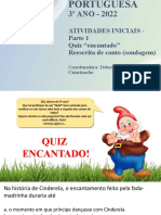 Atividades Iniciais 3 Ano Parte 1 Quiz e Reconto Oral