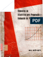Elementos de Estadística para Preparación y Evaluación de Proyectos