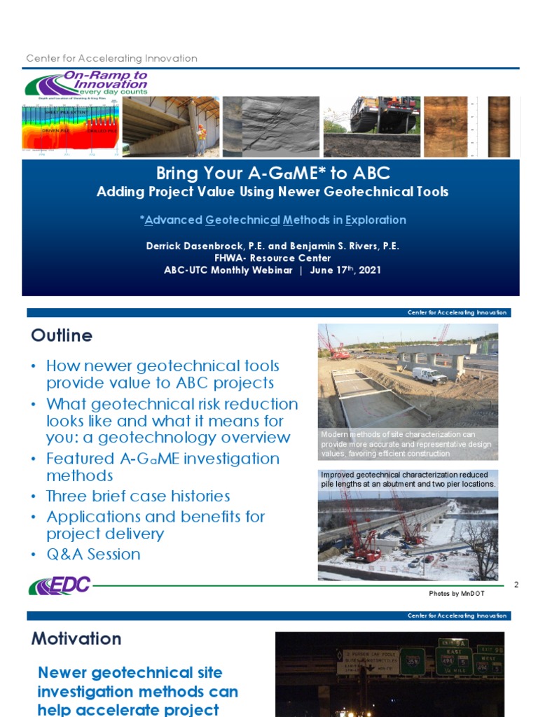 Enhancing ABC Projects with Geotech Tools | PDF | Geotechnical ...